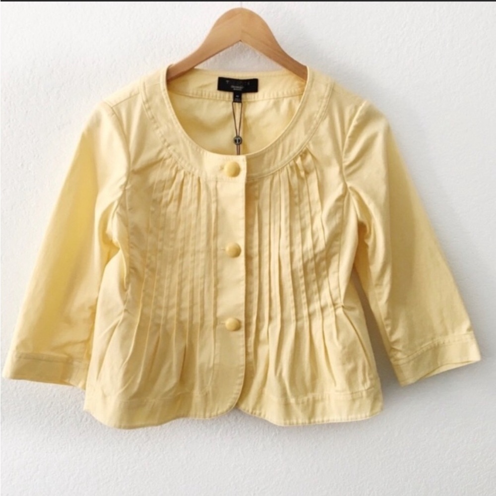 Talbots butter yellow jacket
